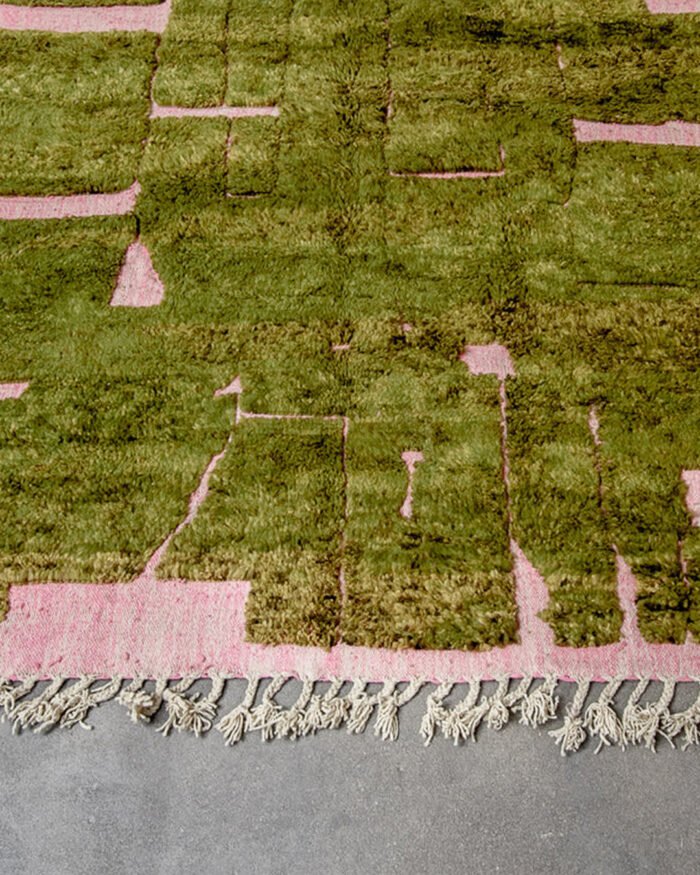 Olive Green Rug - Beni Ourain Rug - Image 3