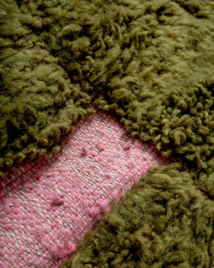 Olive Green Rug - Beni Ourain Rug - Image 5