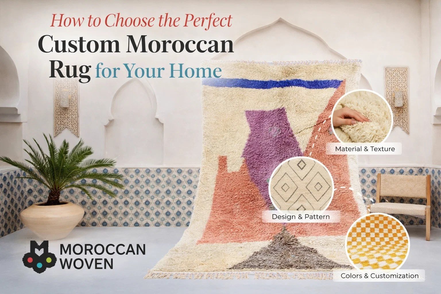 How to Choose the Perfect Custom Moroccan Rug for Your Home