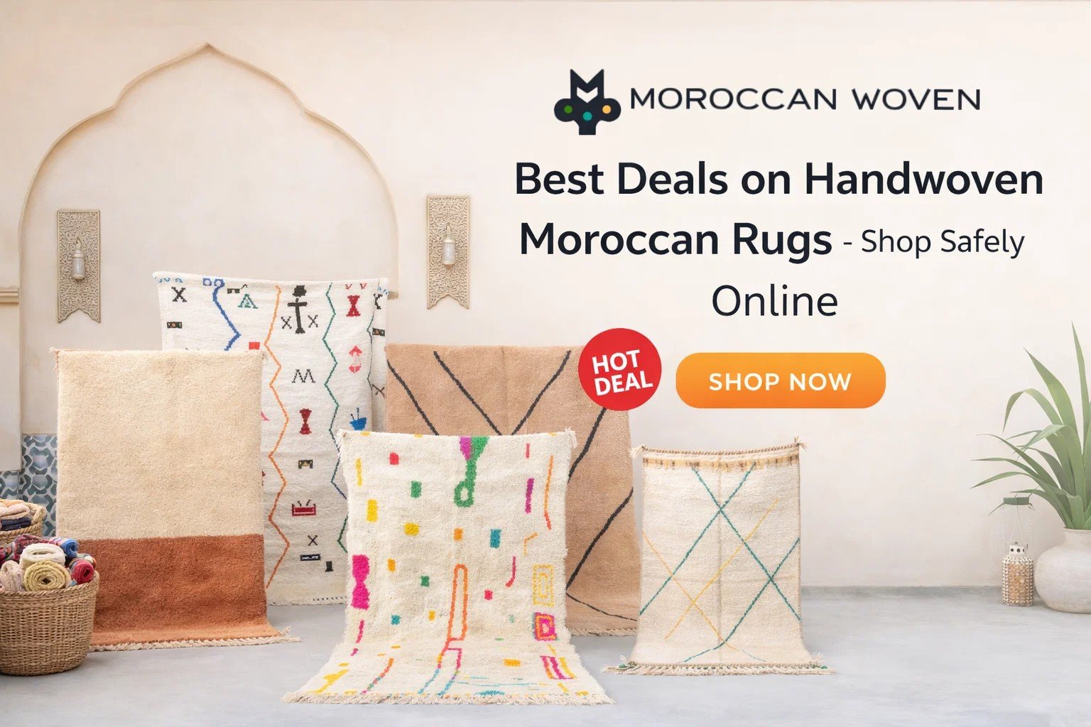 Best Deals on Handwoven Moroccan Rugs – Shop Safely Online