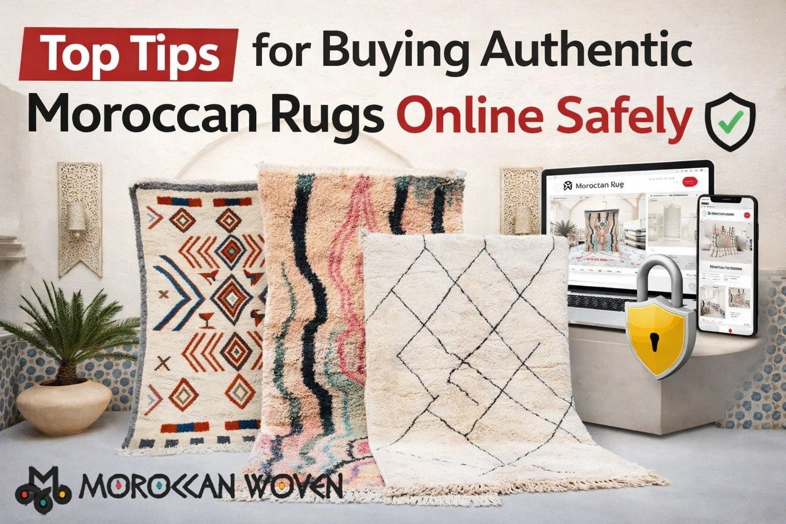 Top Tips for Buying Authentic Moroccan Rugs Online Safely