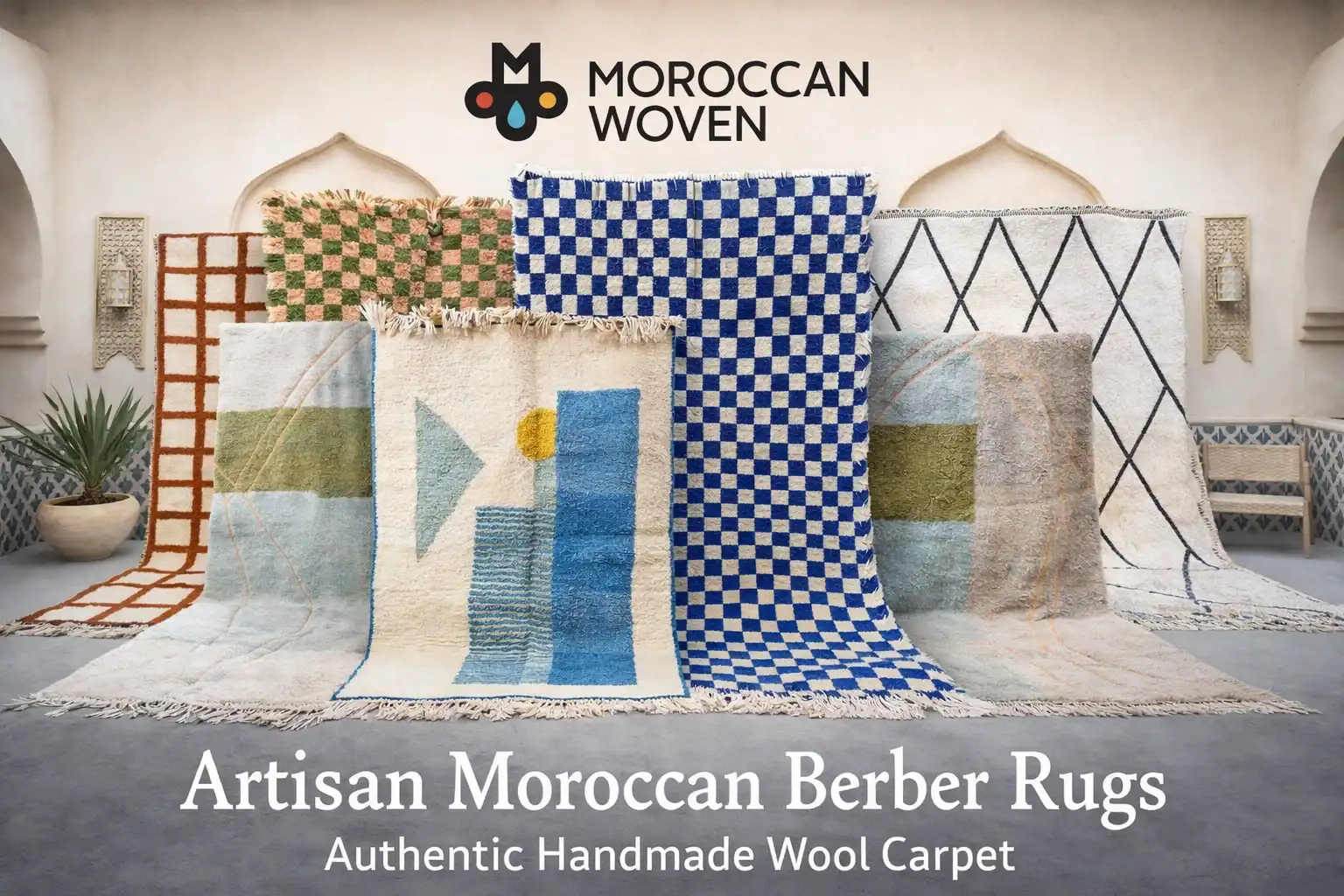 Artisan Moroccan Berber Rug – Authentic Handmade Wool Carpet